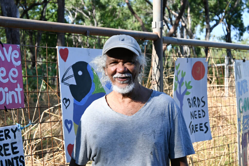 Senior Larrakia Danggalaba Elder and Traditional Owner Tibby Quall